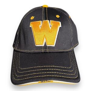 Wasatch Wasps Highschool Universal Athletics Black Embroidered Flex Fit Hat